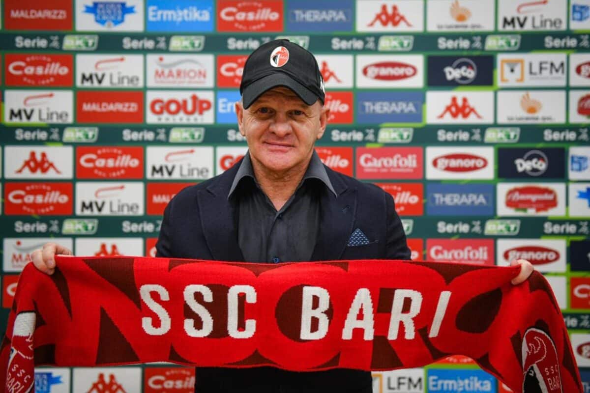 Beppe Iachini, allenatore del Bari